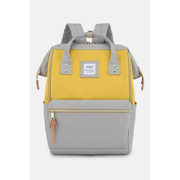 Himawari Waterproof Colorblock Canvas Backpack Bag with Various Colors - Picture 4 of 10
